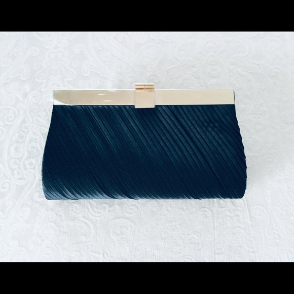 Lancome Handbags - New Lancôme Black & Gold Clutch Purse